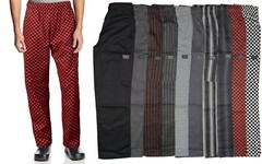 Chef Code Modern Fit Unisex Cargo Chef Pants, Elastic Waist CC220