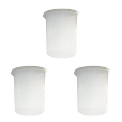 Beaker, Polypropylene, 1000ml, Pack of 3