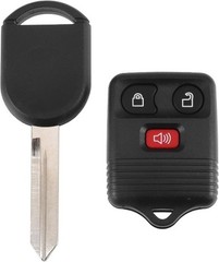 315MHz Keyless Entry Remote Ignition Transponder Key Fob 3 Buttons for F-150 F-2