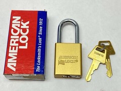 American Lock A1106KAYLW Lockout Padlock Yellow Key S00615 LOT OF 10