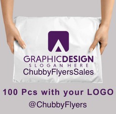 (100) CUSTOM POLY MAILERS • ENVELOPES BAGS (PRINTED LOGO) PINK, WHITE, BLACK…