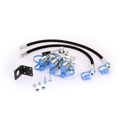 Tractor Hydraulic Remote 8 Port Diverter Valve Manual,2 into 6 ports, Multiplier