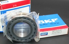 One (1) SKF 22212 EK/C3 Spherical Roller Bearing 60MM ID England NEW