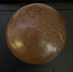 Solid Copper Sphere Ball Approximately 1 Inch Diameter 113 Grams Mill Grinding