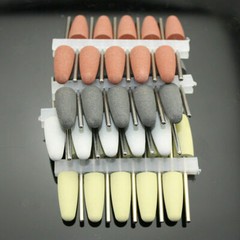 50 Pcs Dental 2.35mm Lab Silicone Rubber Polishing Burs Shank Polishers Diamond
