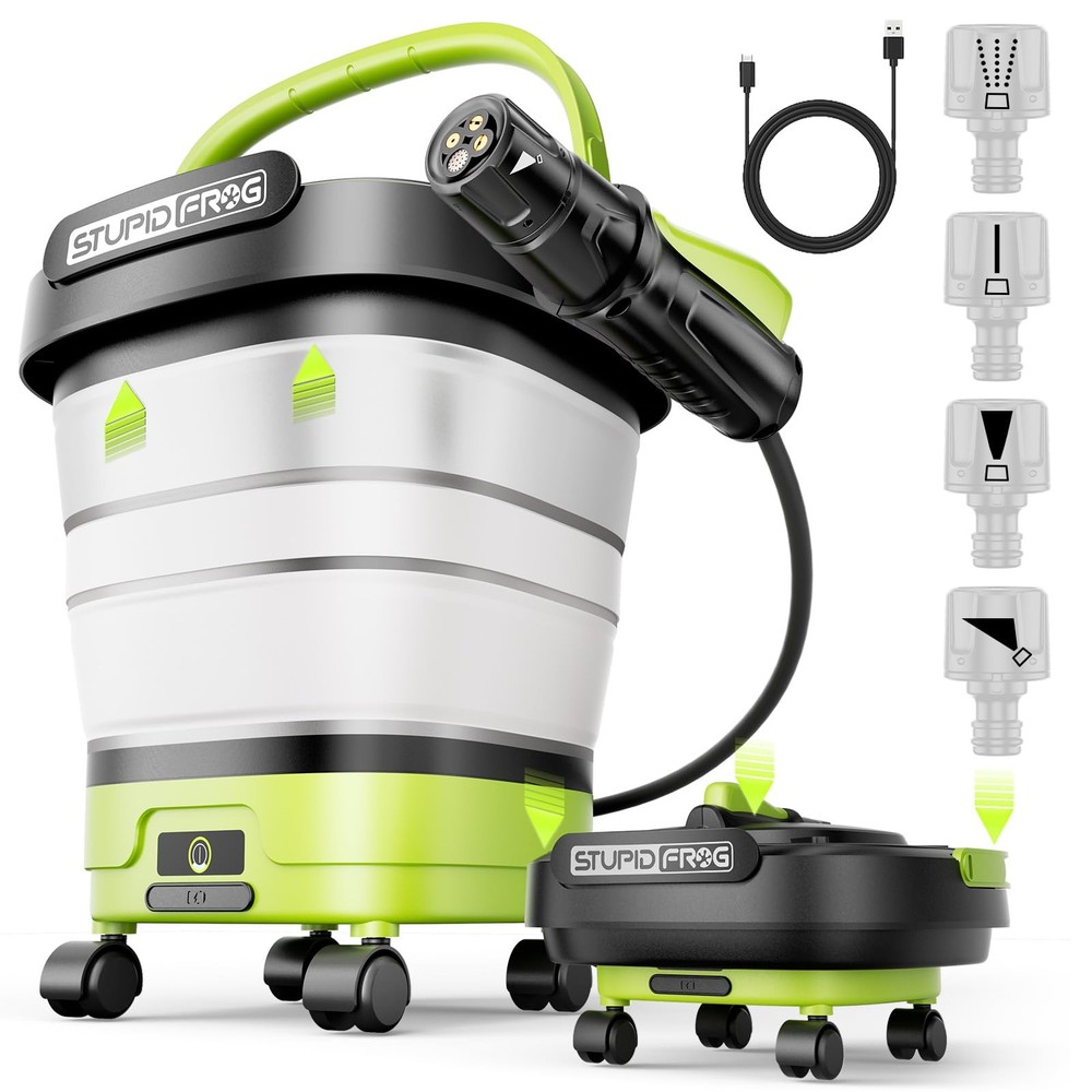 Portable Max 72 PSI Hand Sprayer, Cordless Garden Sprayer with 2000mAh Battery,