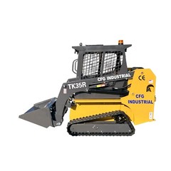 CFG 1.5 ton Mini Skid Compact Track Loader Gasoline RATO 999 Engine USA Stock