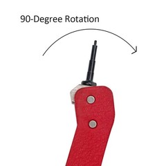 ZHEQOGZH Livestock Ear Tag Applicator for Cattle 9″L x 2.36″W x 0.78″H, Red