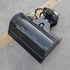 600mm Hydraulic Tilt Bucket for 1-1.5 Ton Mini Excavator Attachment NEW