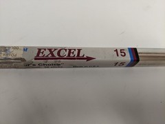 Silvaloy Excel 15 15% Silver Brazing Rods .050 x 1/8 x 20 In 28 Sticks