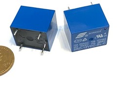 2 Pieces Blue 10A 5 pins SONGLE SRD PCB power Relay SRD-12VDC-SL-C B13