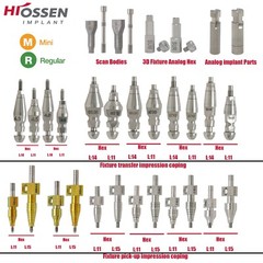 Hiossen/Nobel/Straumann Open/Closed Tray Posts Healing & Locator Abutments Caps