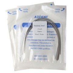 AZDENT Dental Stainless Steel Rectangular Arch Wires Nature Form / Oval Form