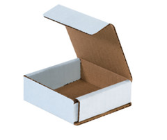 1-700 CHOOSE QUANTITY 3x3x1 Corrugated White Mailers Packing Boxes 3″ x 3″ x 1″