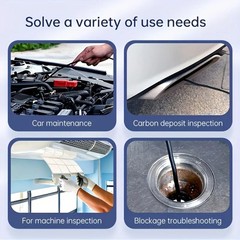 Endoscope Camera with Light, 1080P HD Borescope Camera with 8 LED Lights 16.4ft