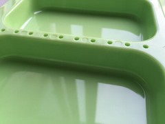 Dental Autoclavable 135ºC Plastic Trays Standard Divided Container Instruments