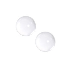 30mm Diameter Acrylic Ball Clear/Transparent Sphere Ornament 1.2 Inches,2Pcs