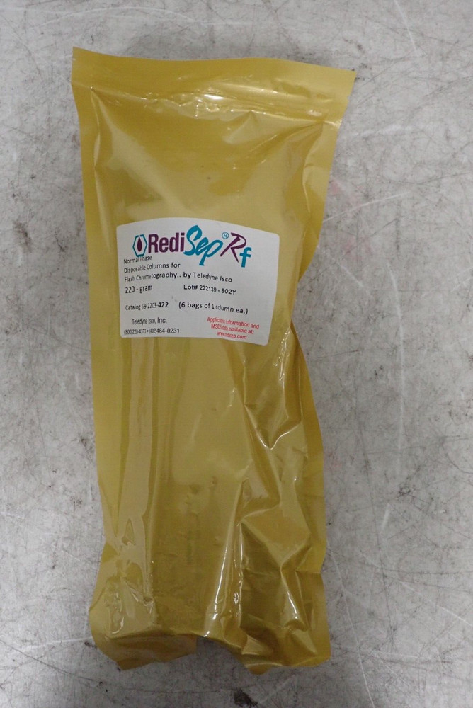 Teledyne RediSepRf Silica 220 gram Flash Column CV 334 mL 150 mL/min – NEW