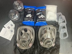 Full Face Respirator Mask Reusable Dust Paint Chemical Protection 2 Pack