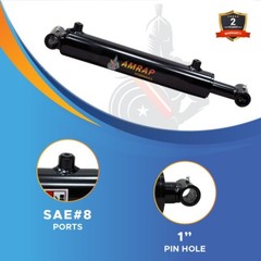 3×24 Hydraulic Cylinder 3″ Bore 24″ Stroke Double Acting Welded Cross Tube (New)