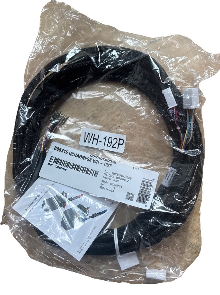 Dormakaba WH-192P 192″ Wire Harness with Plugs Connect Cable Best B86316