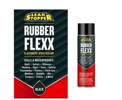 Rubber Flexx Leak Repair & Sealant Spray 18 Oz 100% Flexible Seal Waterproof NEW