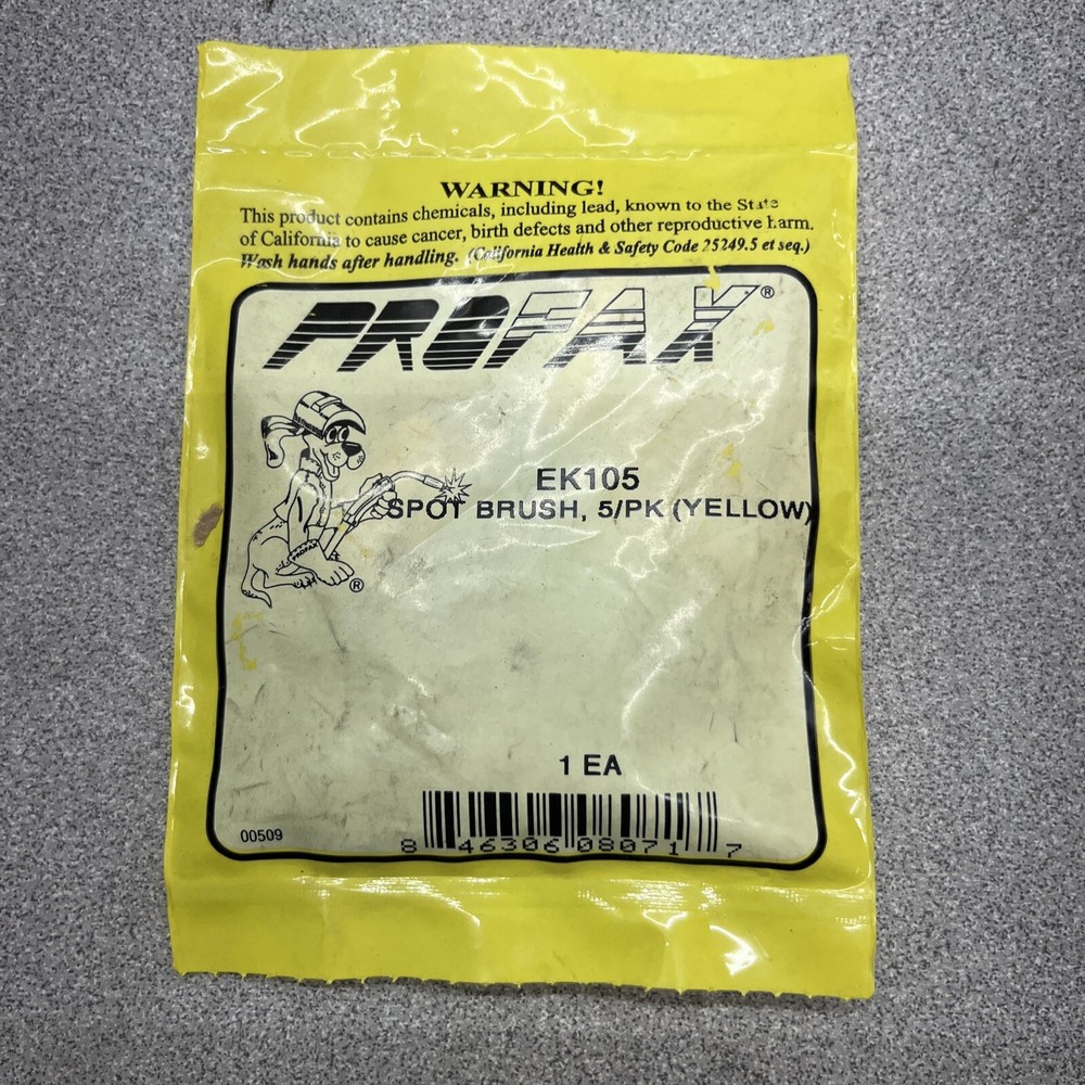 Profax – EK105 2-1/2L x 1/4w Carbon Fiber Cleaning Brush Pack Of 5 NOS