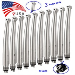 100Pcs eLabPal High Speed Dental Handpiece Air Turbine 4 Holes for NSK PANA MAX