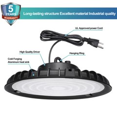 10Pack UFO Led High Bay Light 100W Commercial Industrial Garage Gym Light 6000K
