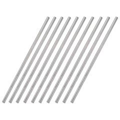 10pcs 4mm x 200mm 304 Stainless Steel Solid Round Rod for RC DIY Craft