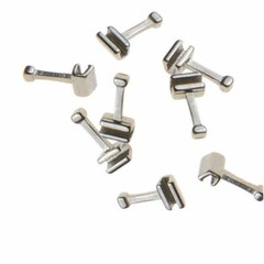 100pcs Dental Orthodontic Sliding Crimpable Hook Open Surgical Hooks Long Type