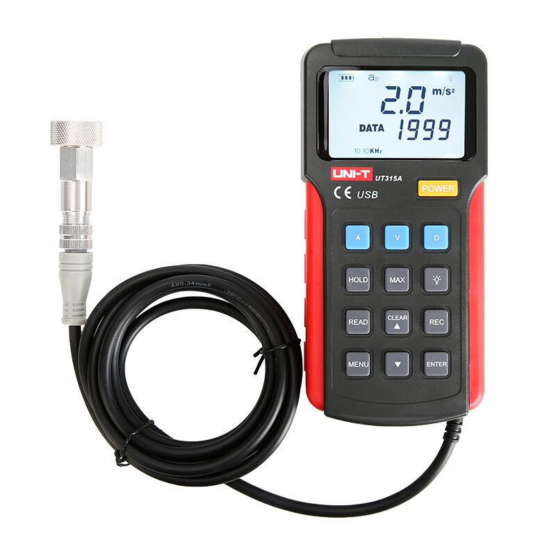 Digital Vibration Tester Uni-T UT315A Acceleration Displacement Velocity Test