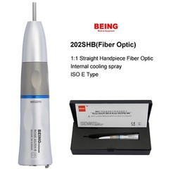 BEING Dental Fiber Optic Straight Handpiece Low Speed Contra Angle Air Motor 6H