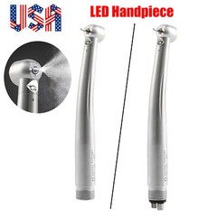 Pieza de mano LED turbina alta velocidad fibra óptica dental estilo NSK 2/4 Hole