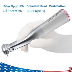 Dental 1:5 Increasing LED Contra Angle Handpiece Quattro Water Spray E-type sk