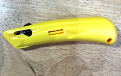 Pacific Handy Cutter EZ3 Safety Utility Knife Box Cutter Color- Yellow -Easy Cut