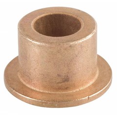 Bunting Bearings Ef081008 Flanged Sleeve Bearing, Bronze, 1/2 In Bore Dia, 5/8
