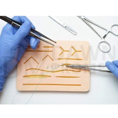 19 Pieces Practice Suture Kit with Pad for Medical Veterinary Student Training