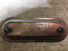 Conduit Body Covers 670 Crouse-Hinds 1-1/2″ Steel (Lot of 5)