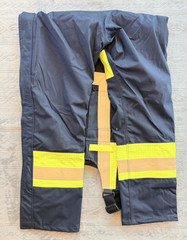NWOT Kontra CAT 3 FR Arc Flash Bib Overalls Medium 30 Cal Hi Vis Water Resistant