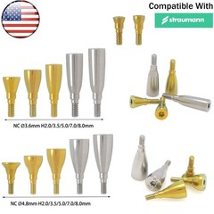 US Dental Healing Abutment NC/RC Closure Caps Compatible Straumann ITI BL/BLT