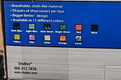 ShuBee® Original Shoe Boot Covers – Dark Blue 1 Box 50 Pair