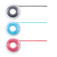 AZDENT Dental Orthodontic Colored Elastic Power Chain Long Short Continuous