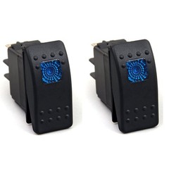 Amarine Made 2-Pack of 12v 20 Amp Waterproof LED On/Off Boat Marine SPST 3P R…