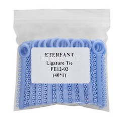 1040PCs ETERFANT Dental Ortho Ligature Ties Elastic Rubber Bands 18 Colors
