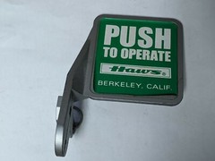 HAWS RH Push Handle for 7612 Emergency Eye Wash — NEW, Old Stock