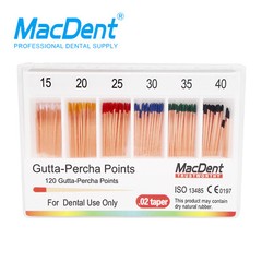 Dental Endo Gutta Percha Points/Absorbent Paper Points Taper 0.02/0.04/0.06