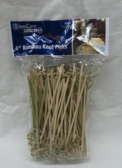 100 COUNT ROYAL 4″ BAMBOO KNOT COCKTAIL/APPETIZER PICKS