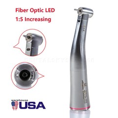 1-5*NSK Style Dental Electric 1:5 Increasing Contra Angle LED Handpiece Push 1/5