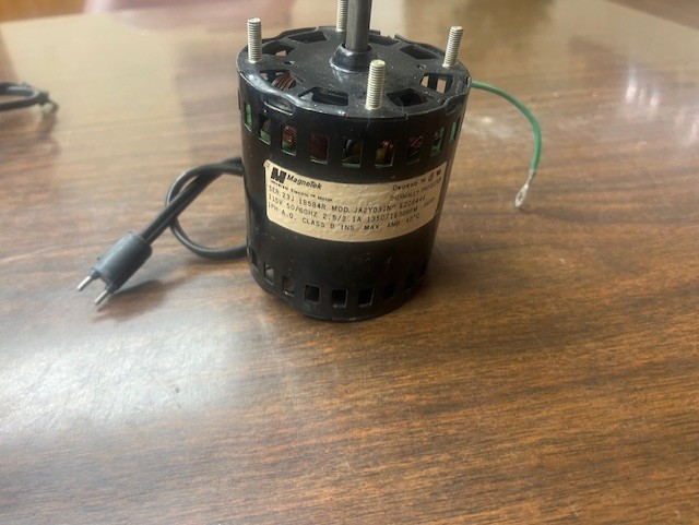 MagneTek evaporator motor JA2Y031N 115V 2.1a 1630RPM .06HP 1 PH